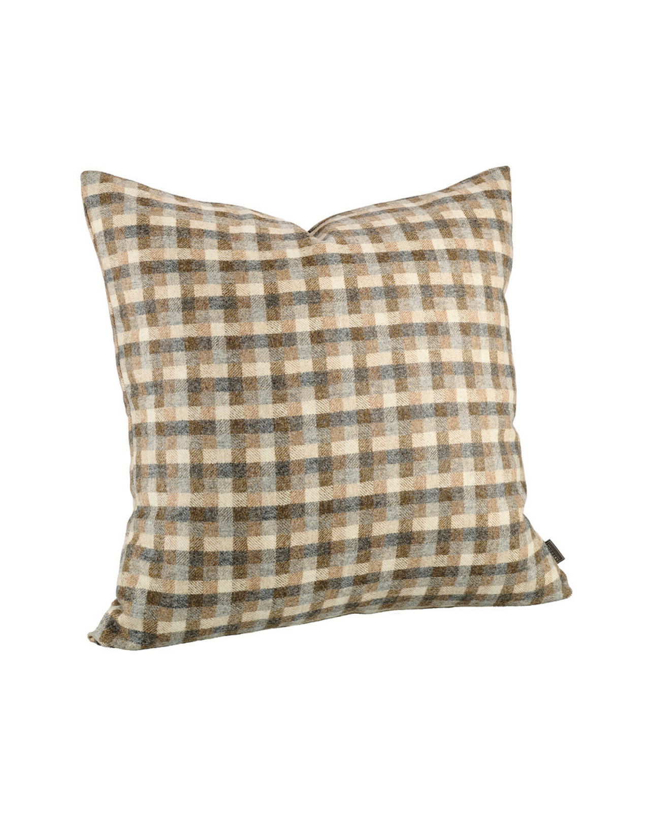 Fraiser Cushion Cover Plaid Brown