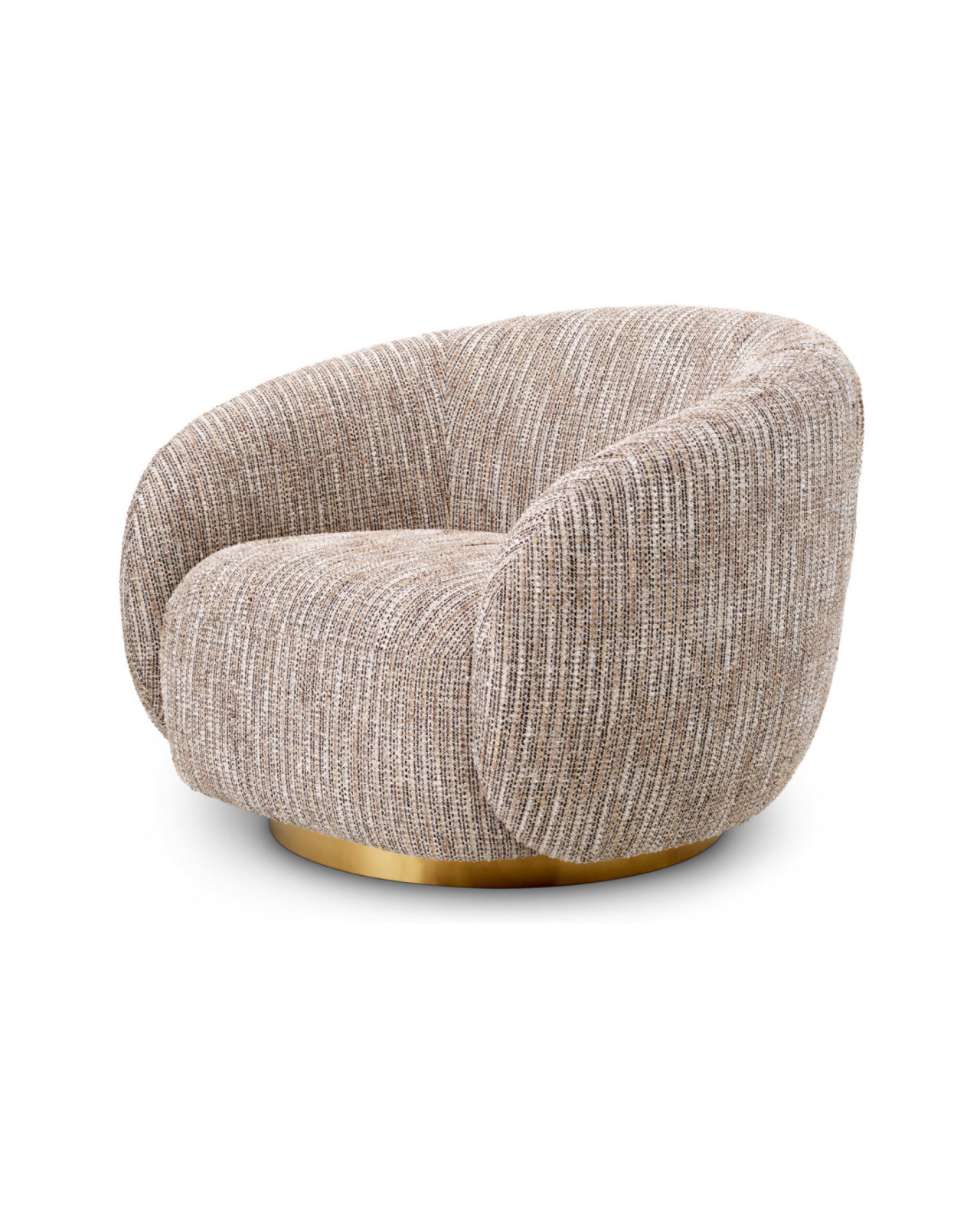 Brice Swivel Chair Mademoiselle Beige
