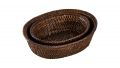 Cognac Brotkorb Rattan