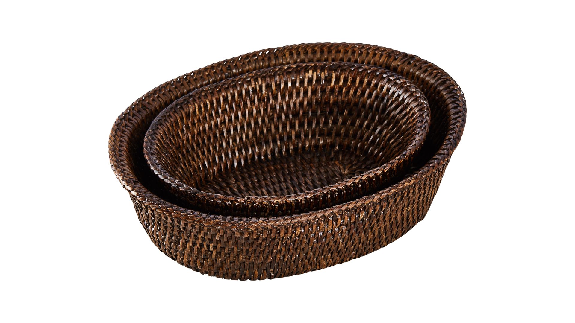 Cognac Brotkorb Rattan