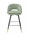 Cliff Counter Stool Savona Pistache Green Velvet Set of 2