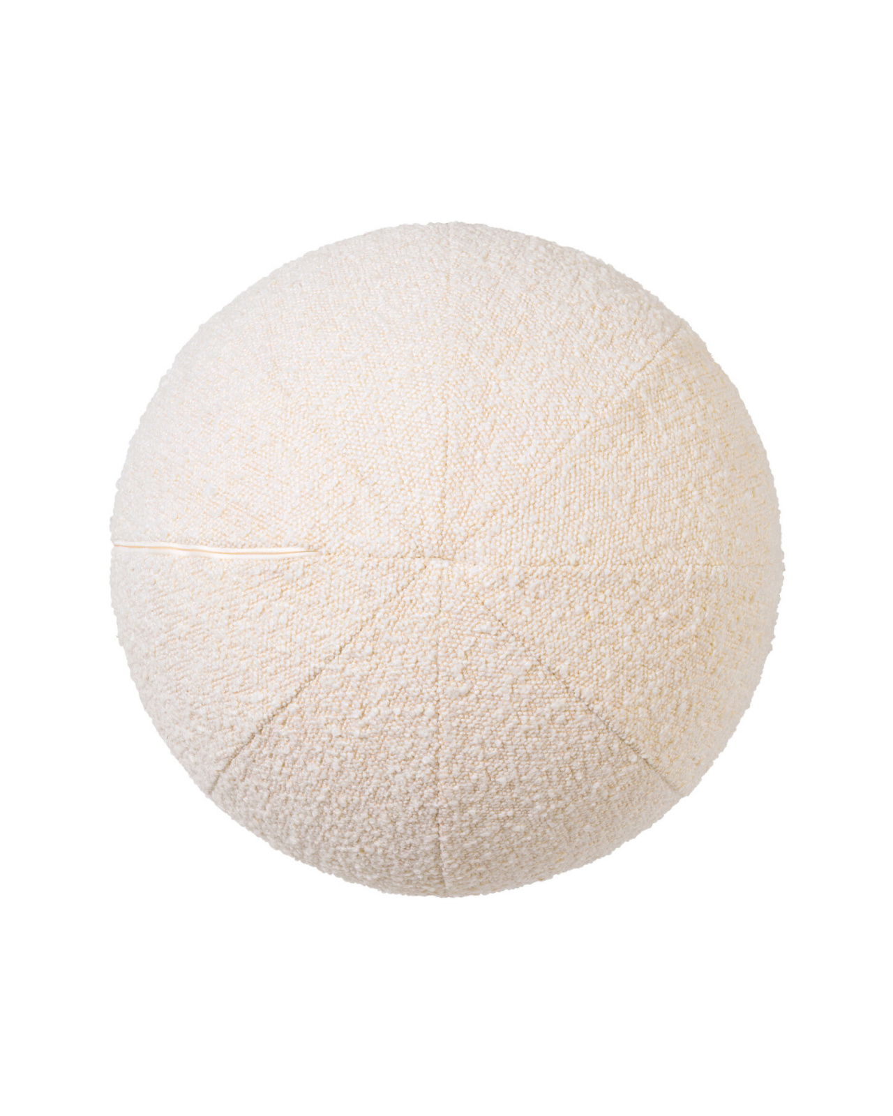 Palla rund kudde bouclé cream