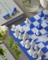 Clouds Chess Blue/White