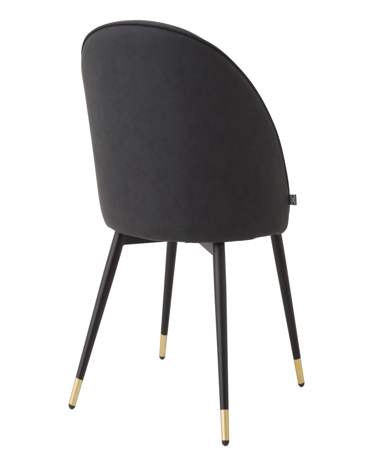 Cooper matstol faux leather grey 2-set