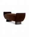 Stirling Bench Sonoma Brown Velvet