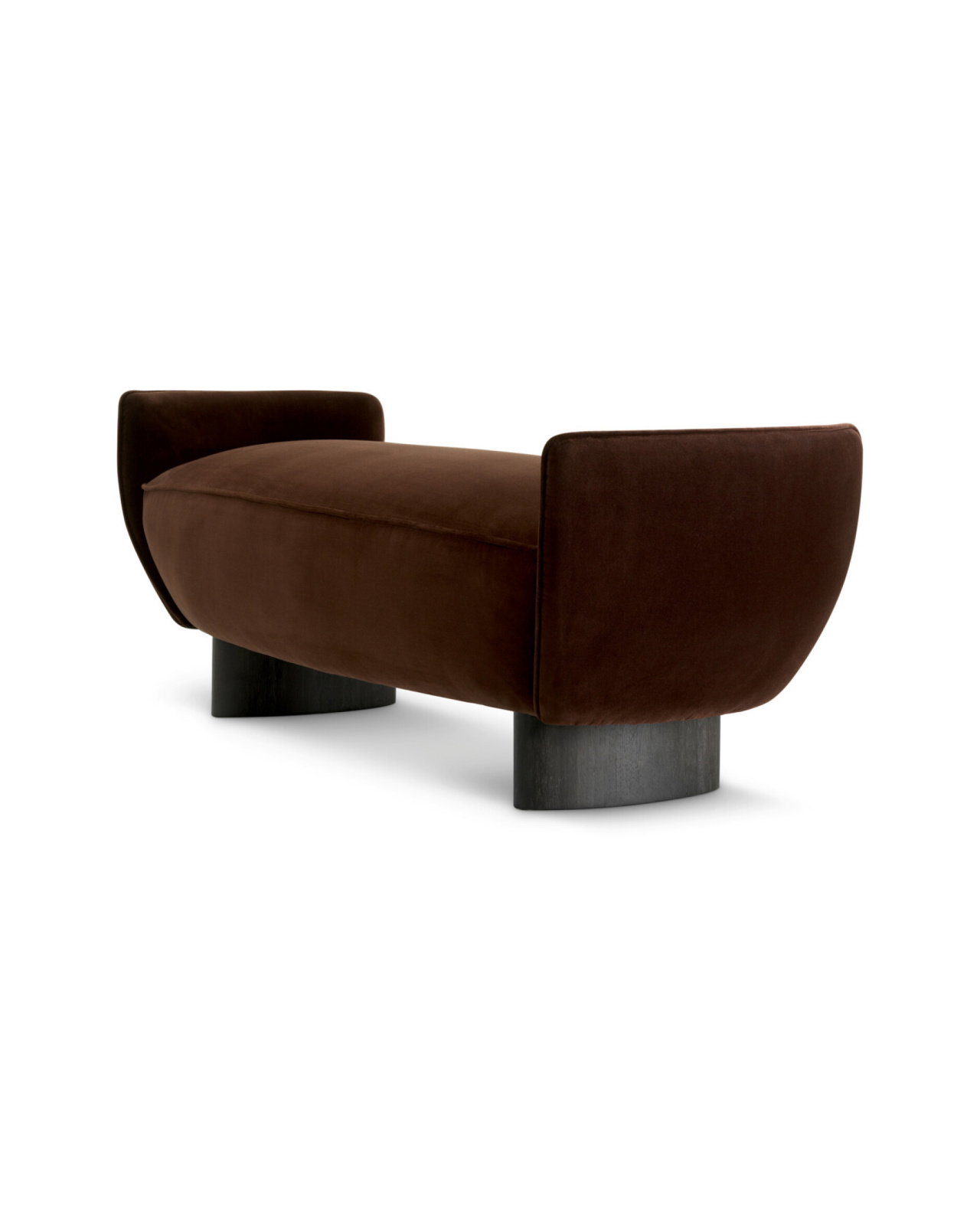 Stirling Bench Sonoma Brown Velvet