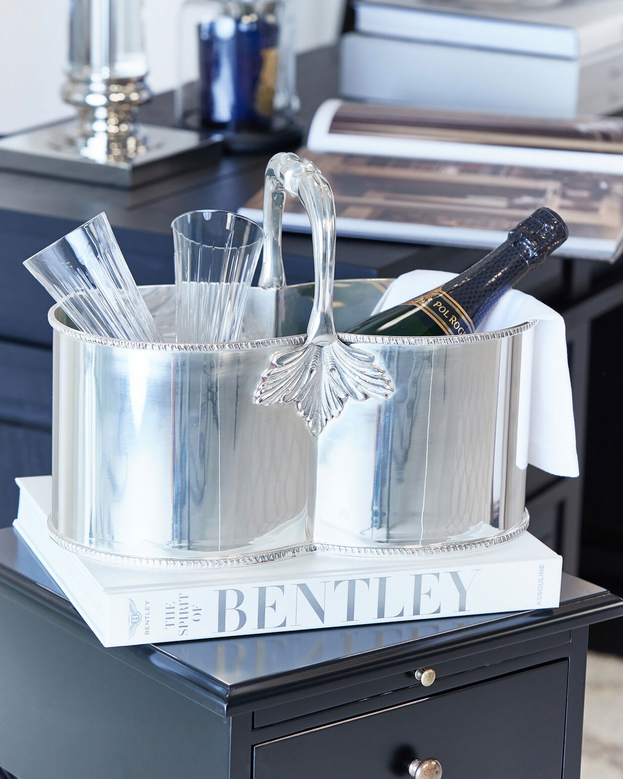 Manhattan champagneglas kristall singel