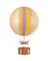 Jules Verne hot air balloon rainbow/pastel