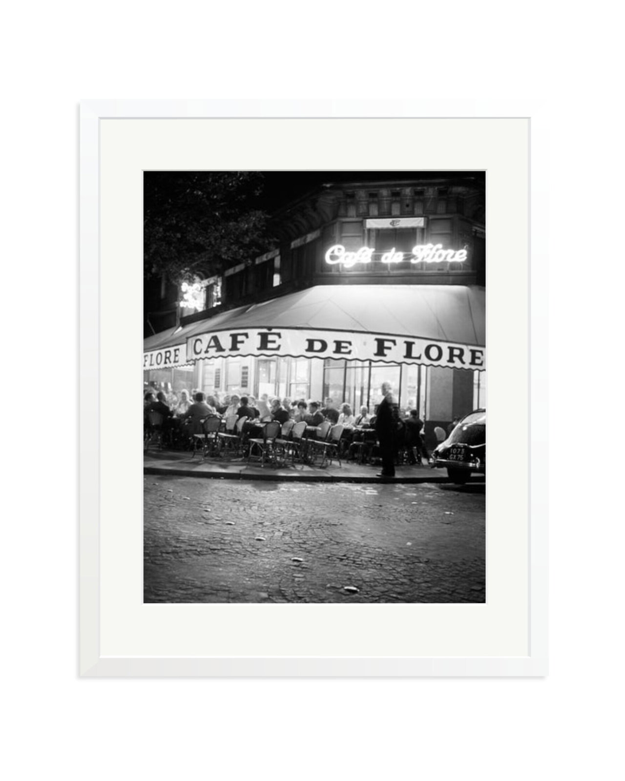 Cafe de Flore, 60s White / XL