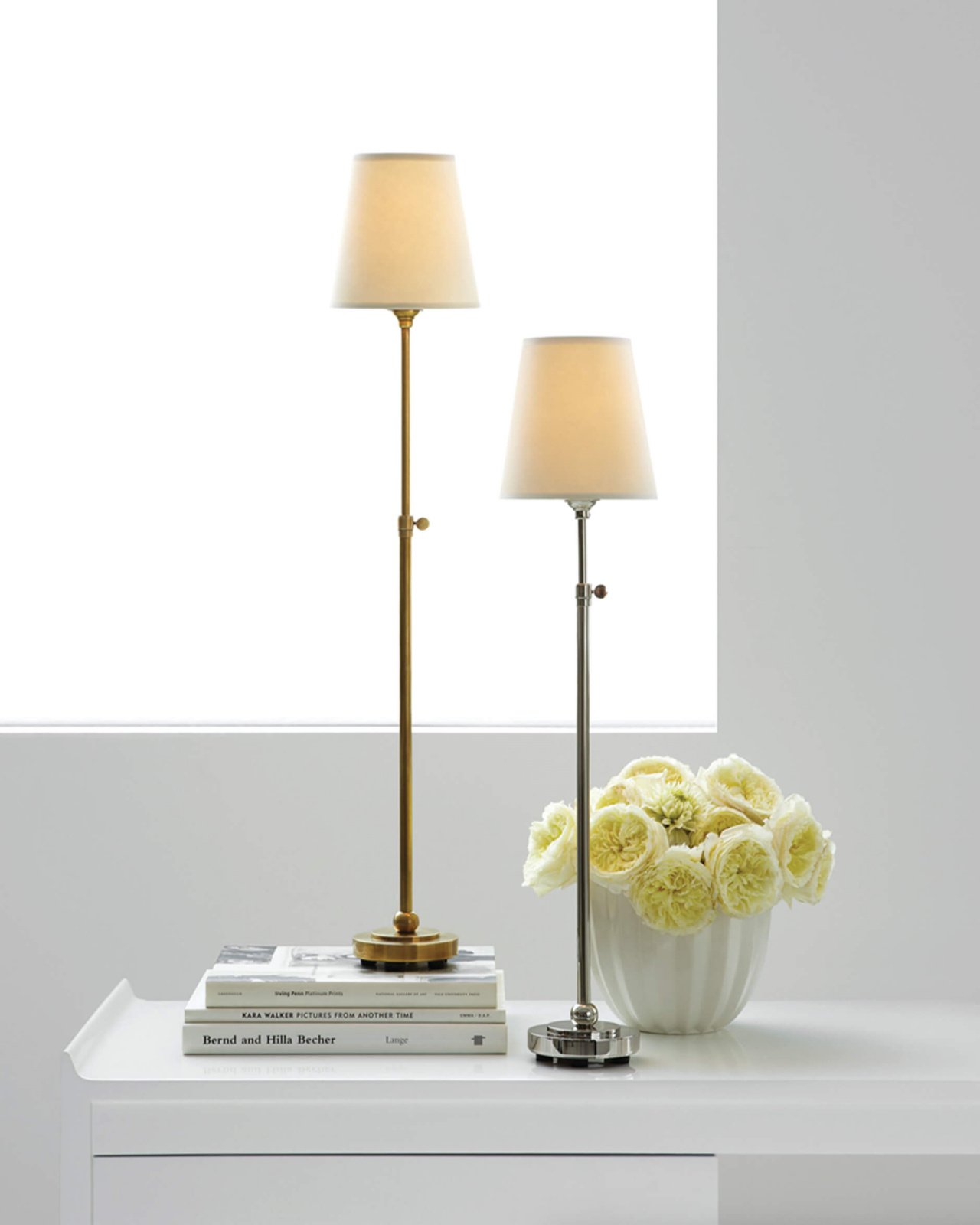 Bryant Table Lamp Hand-Rubbed Antique Brass/Linen