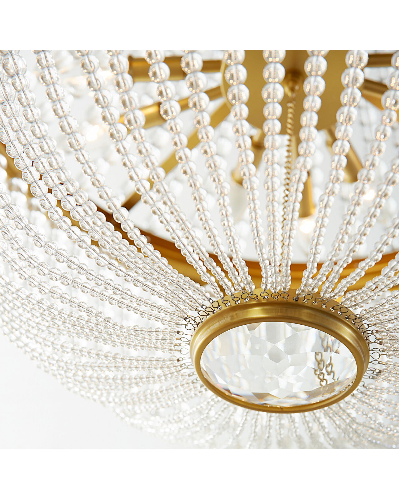 Summerhill kristallkrona mässing M