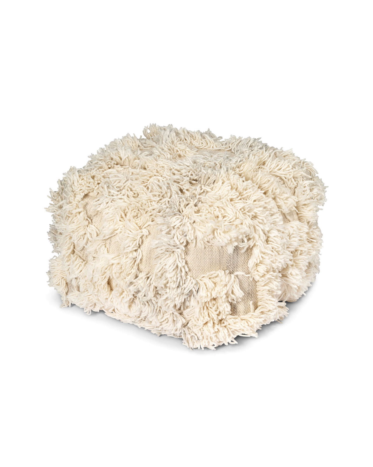 Rio Pouffe Ivory / Melange