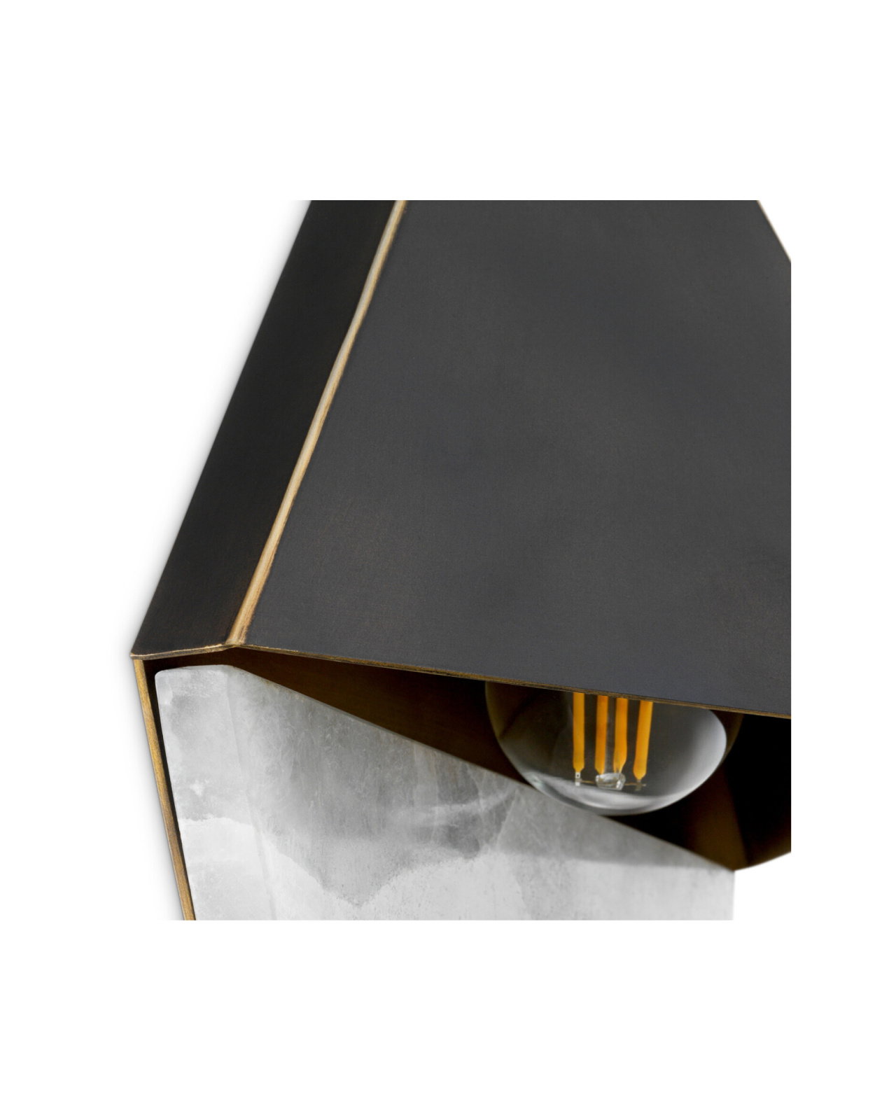 Mirabeau wandlamp zwart