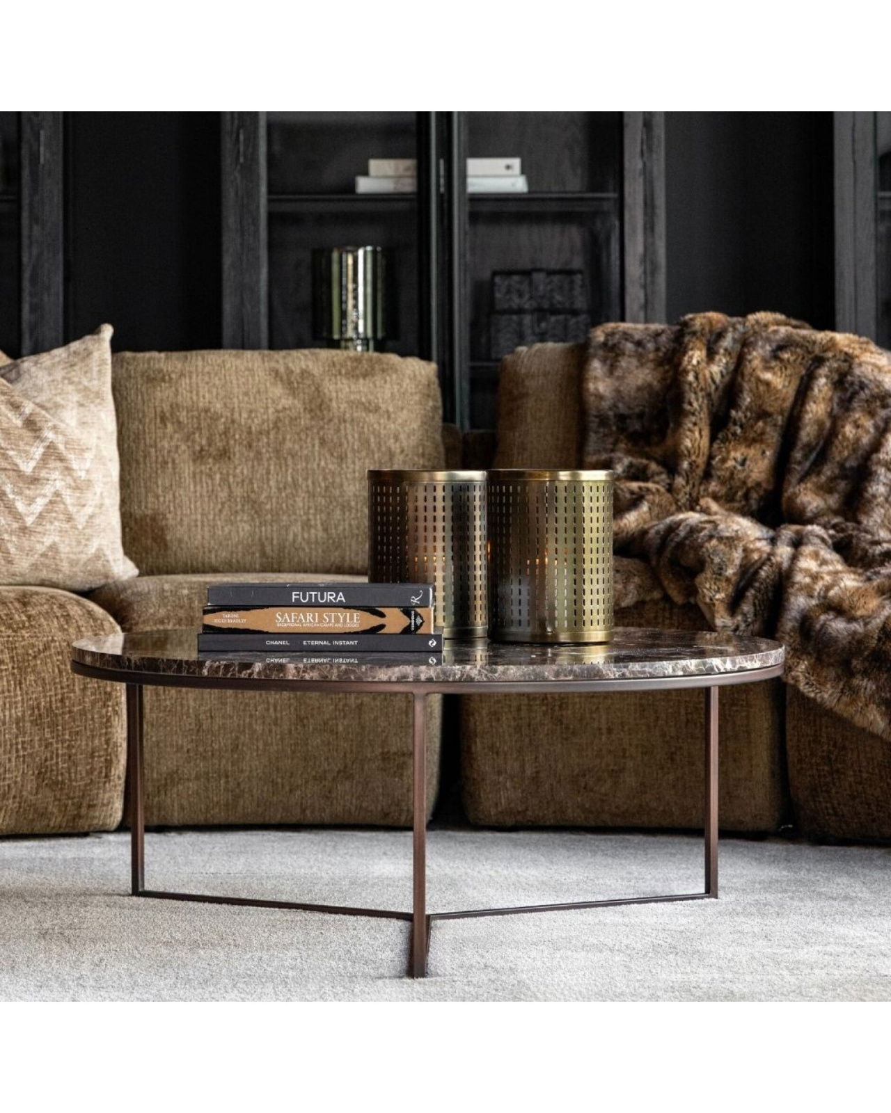 Armando ljuslykta antik mässing