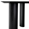 Bergman dining table charcoal grey oak veneer