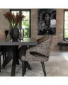 Vance Dining Armchair Bronzo Brown