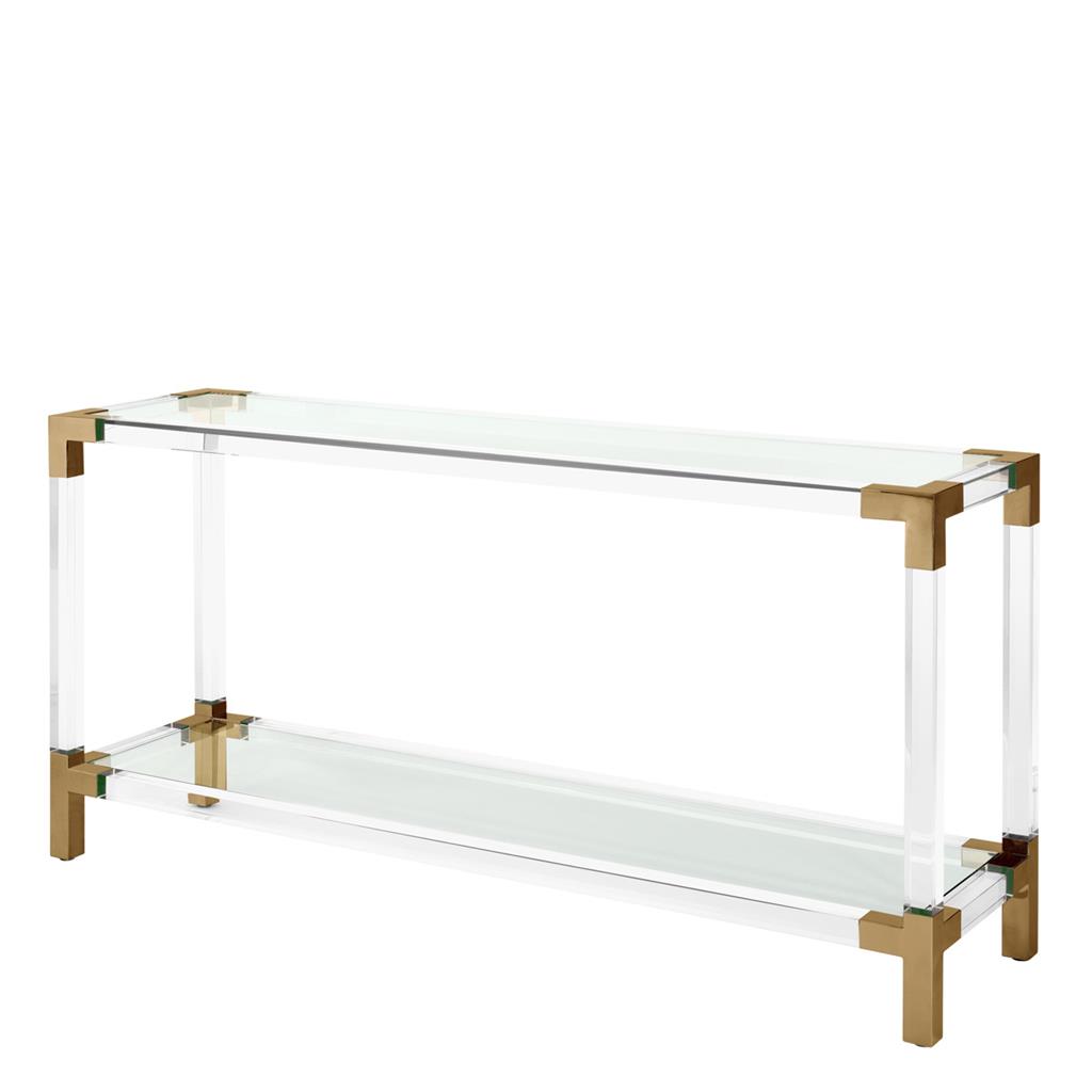 Royalton Console Table Brass