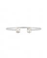 Diora Stud bracelet rhodium crystal
