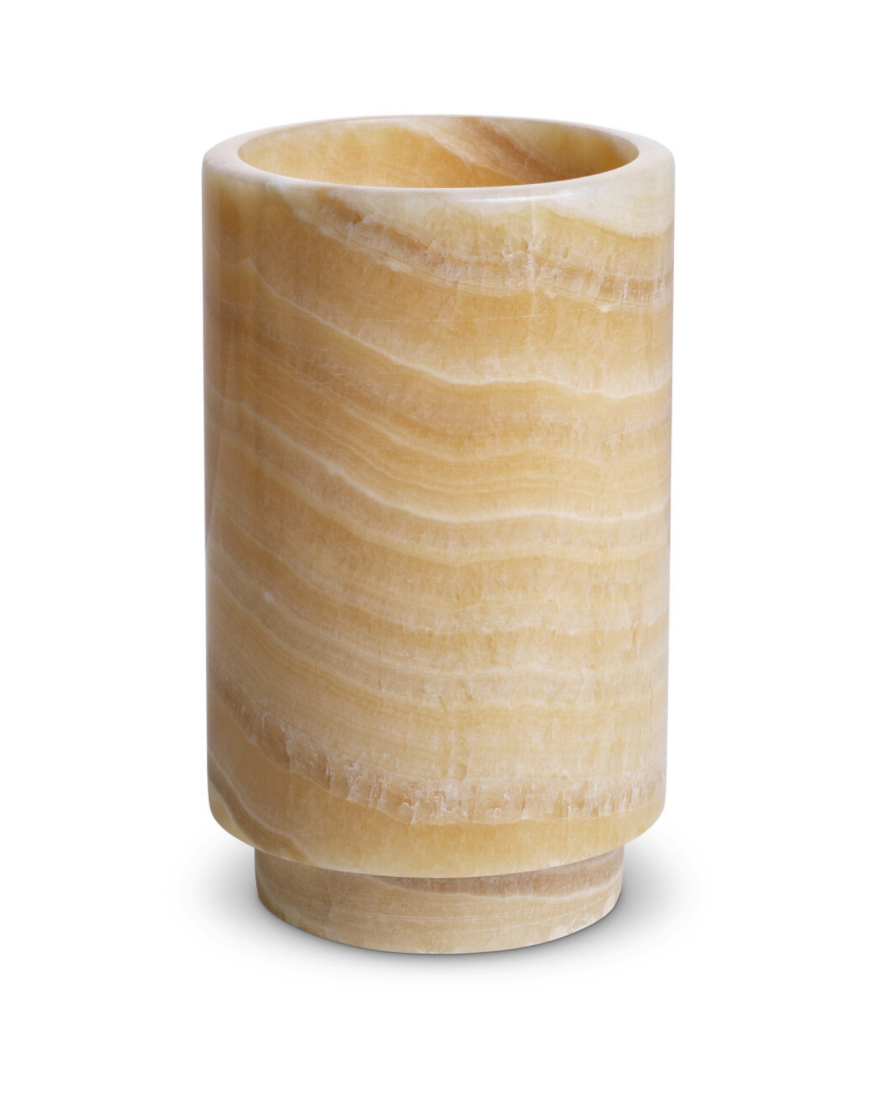 Leonidas yellow tealight holders set of 3