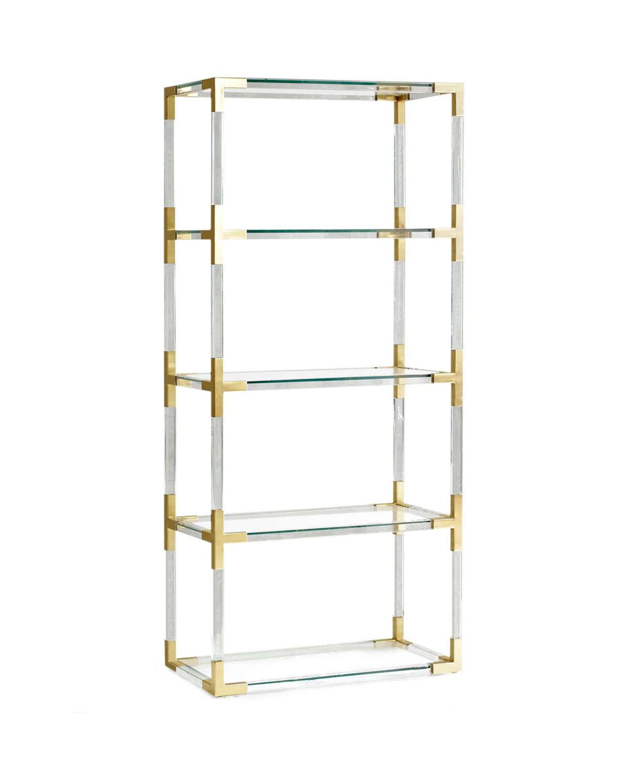 Jacques bokhylla mässing