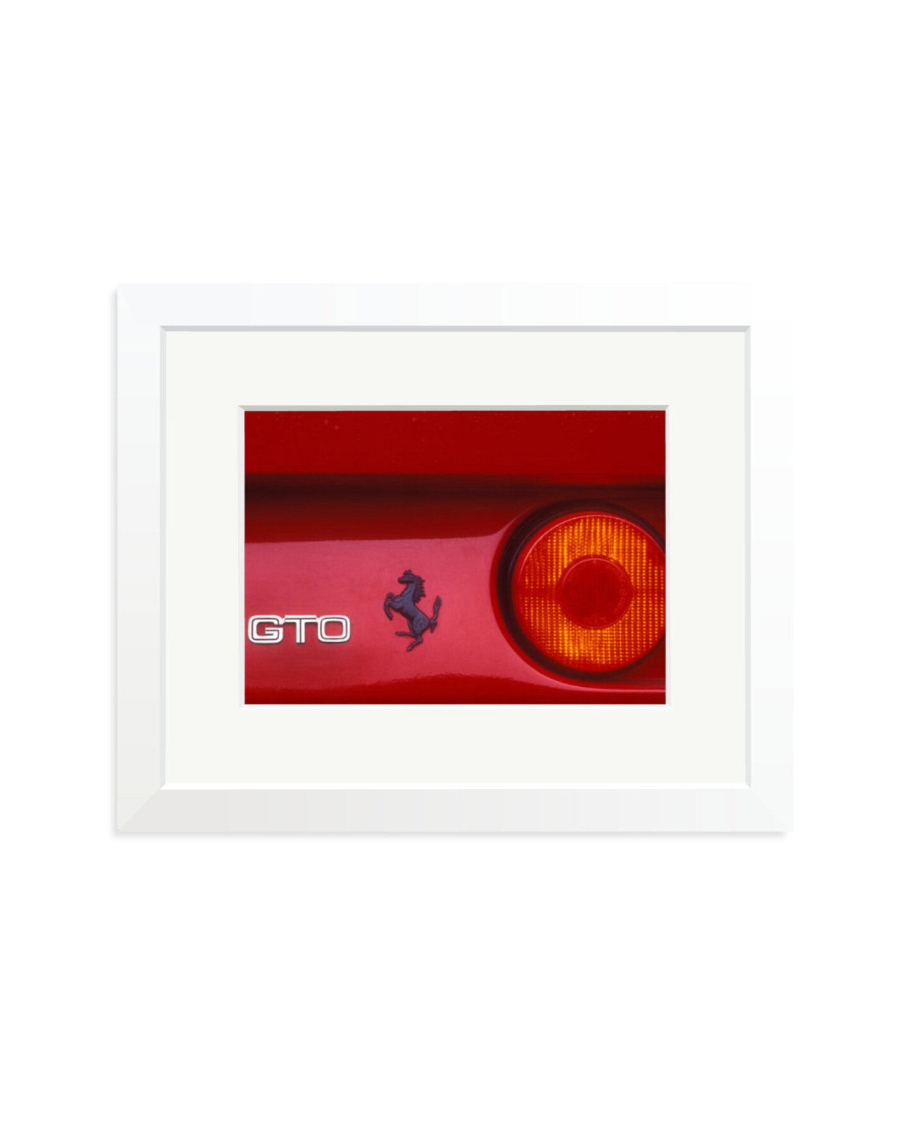 Ferrari 288 badge White / Small