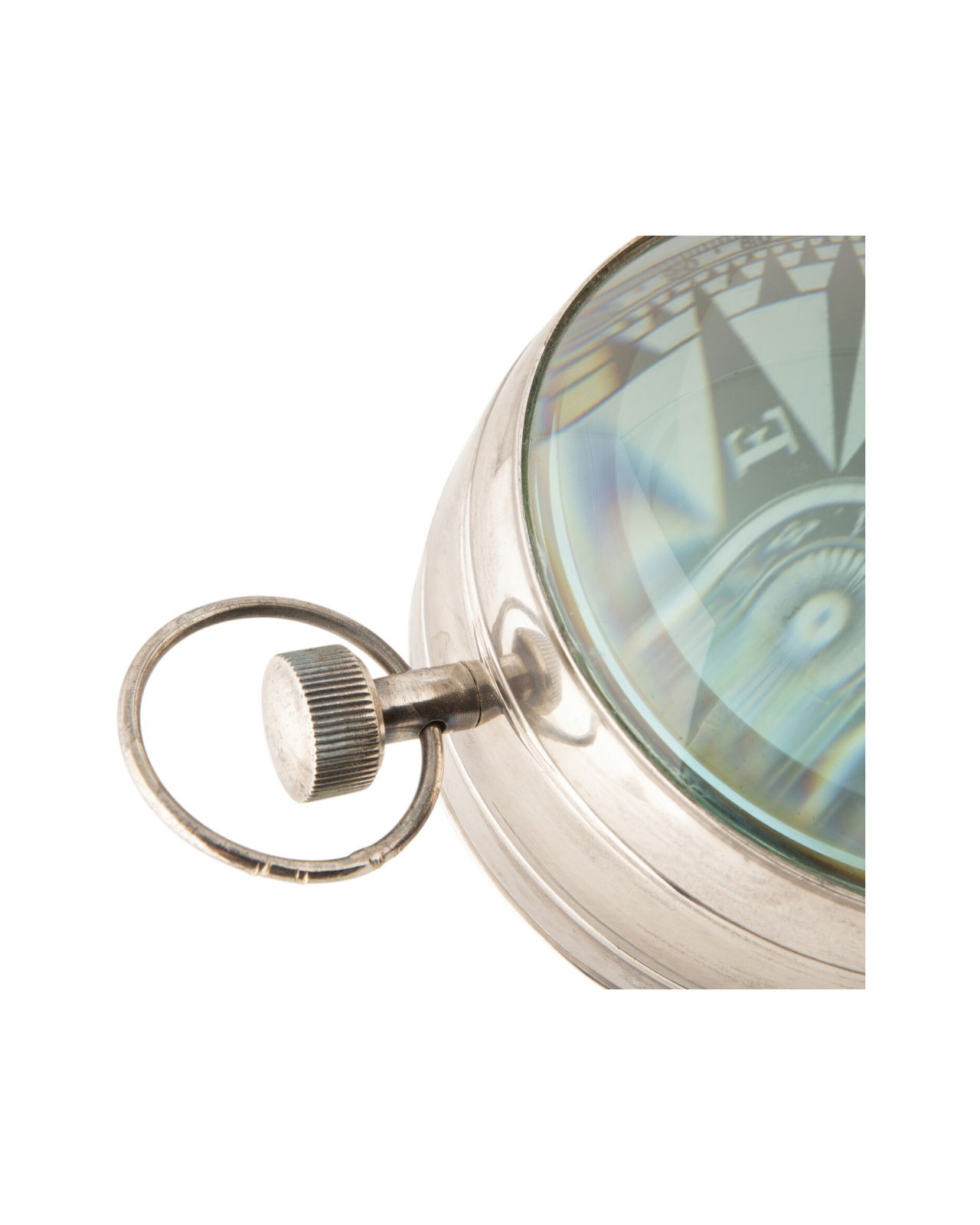 Eye of Time Clock, Silver