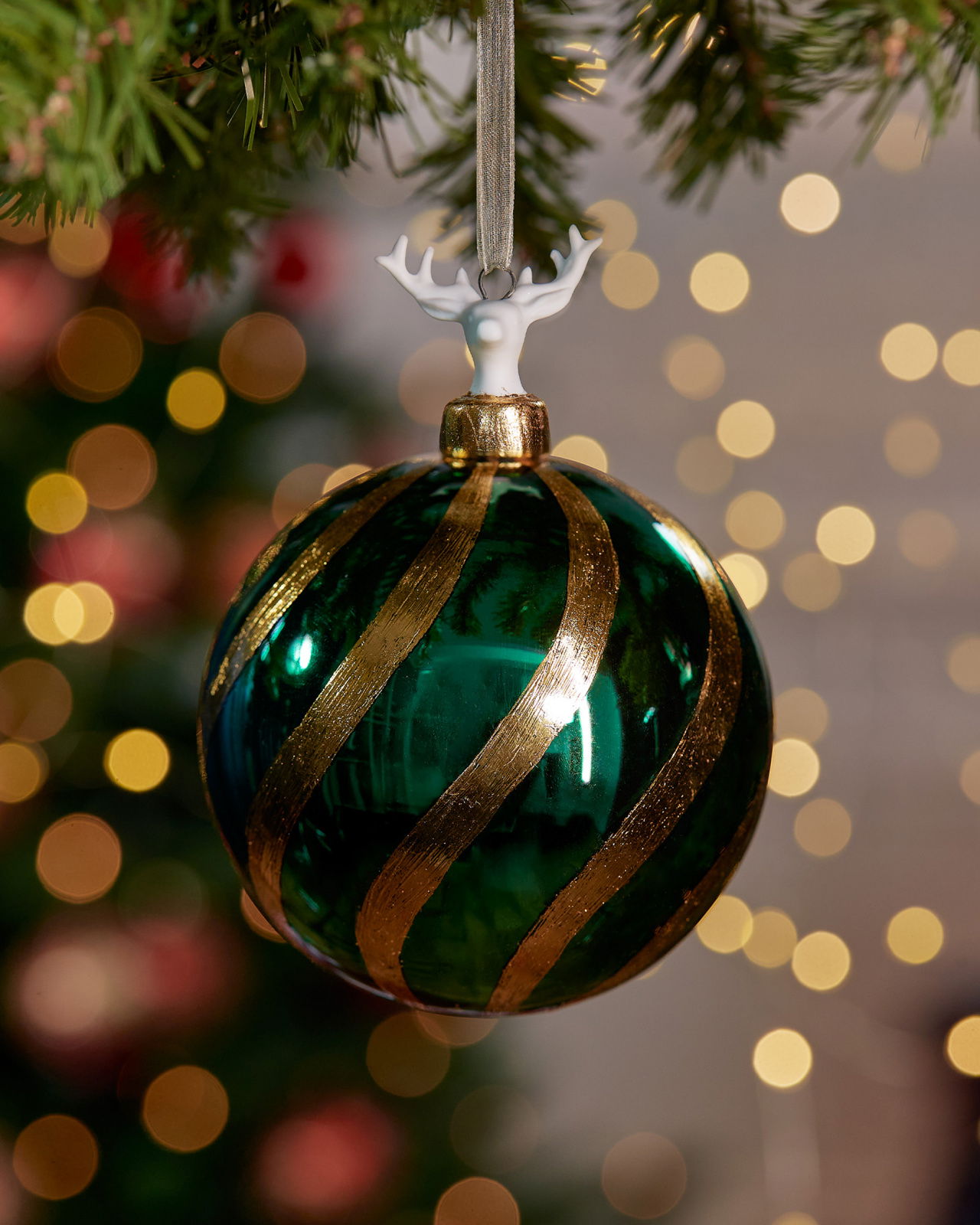 Georgina Bauble Green 10cm
