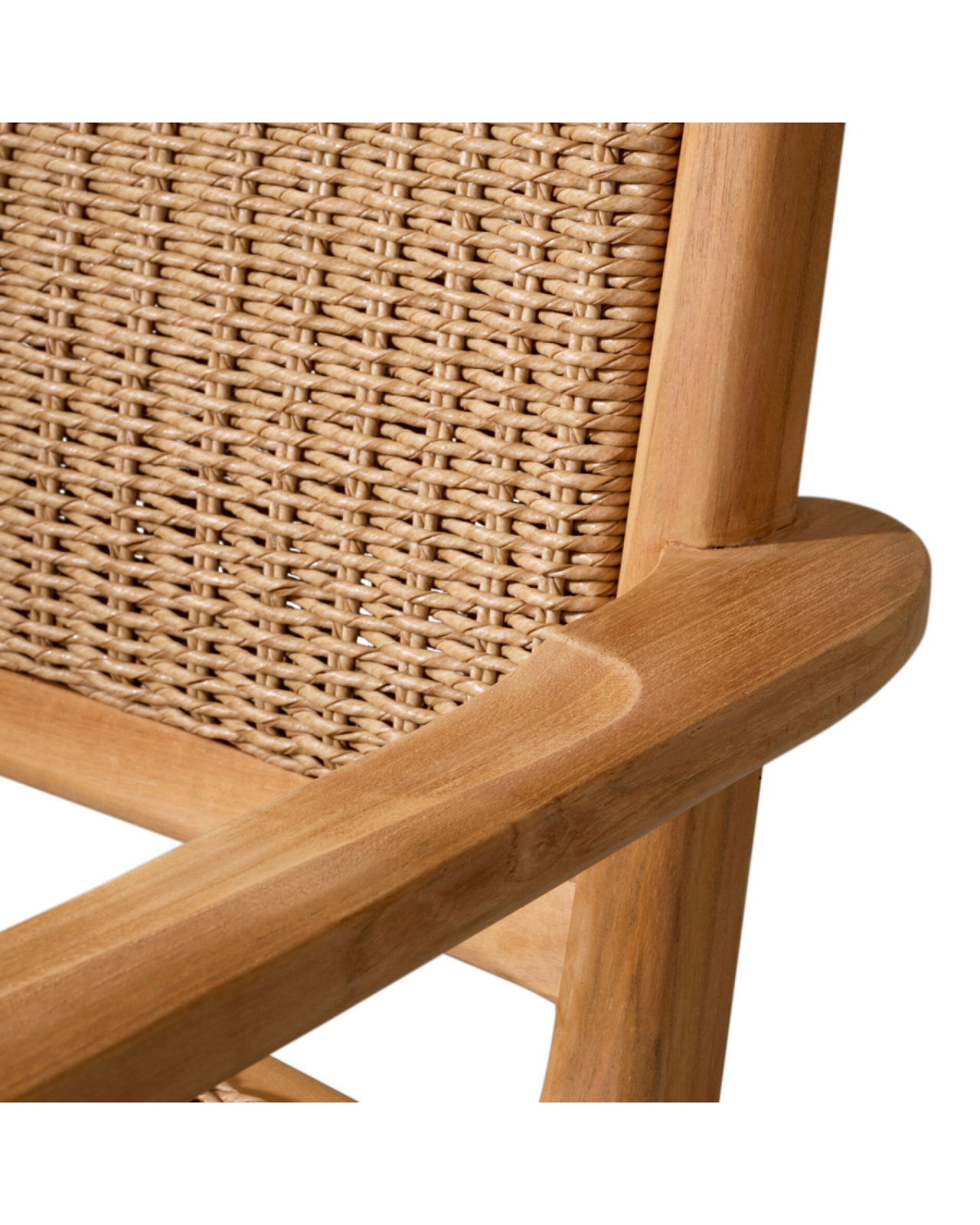 Pivetti fåtölj natural teak