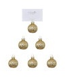 Catalina place card holders gold 6-pack