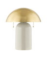 Gaia bordlampe antikk messing