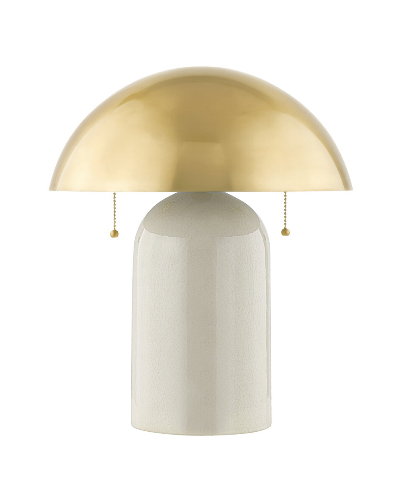 Gaia bordlampe antikk messing