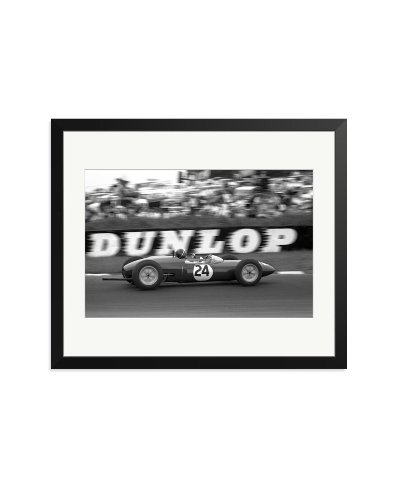 Jim Clark in a Lotus 21 Black / Large
