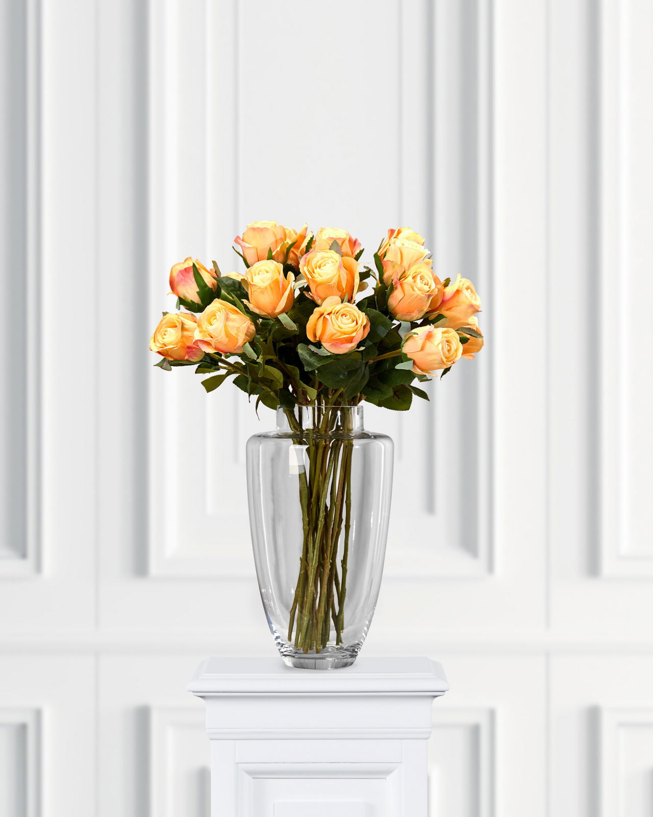 Rose snittblomst peach