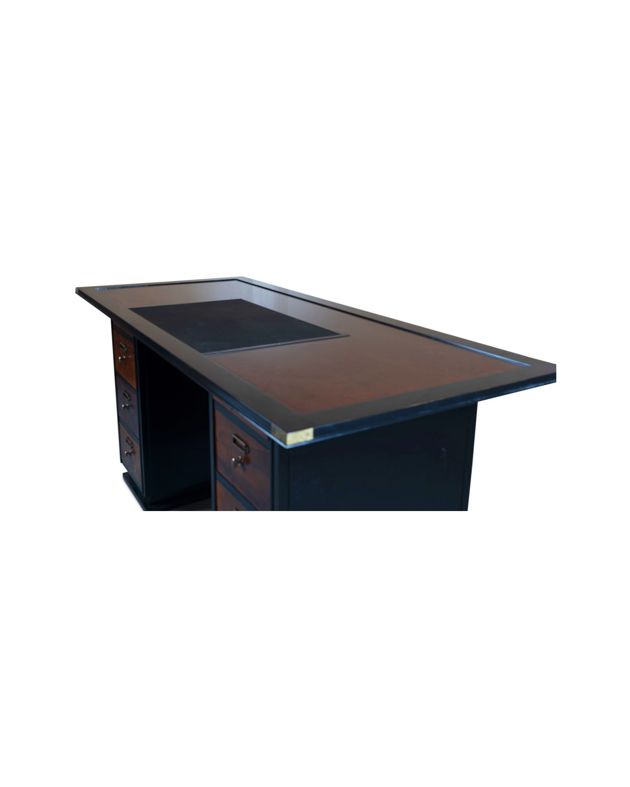 Captain's Desk Black