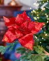 Simone Flower Christmas Decoration Red