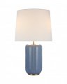 Minx Table Lamp Polar Blue Crackle Large