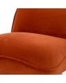 Relax chair savona orange velvet