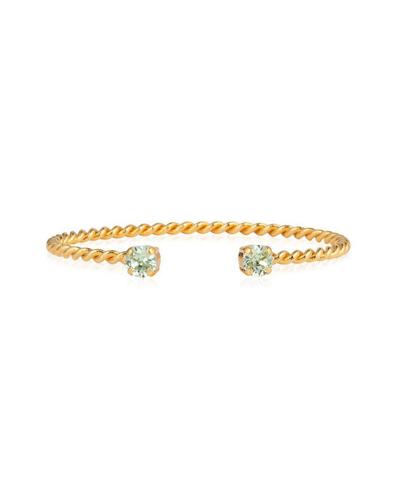 Mini Twisted bracelet chrysolite
