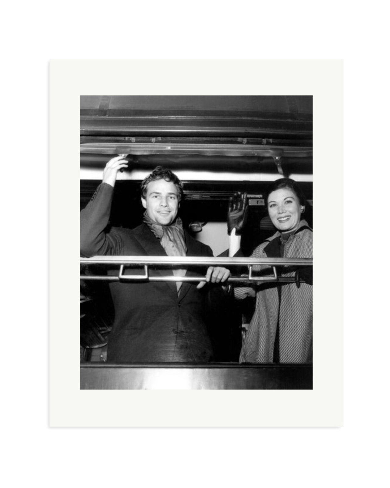 Marlon Brando and Rakia Ibrahim Print Only / XL