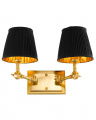 Wentworth Double Wall Lamp Brass OUTLET