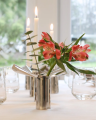 Löv Mini vase/candleholder nickel