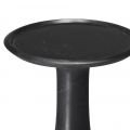 Pompano side table marble high