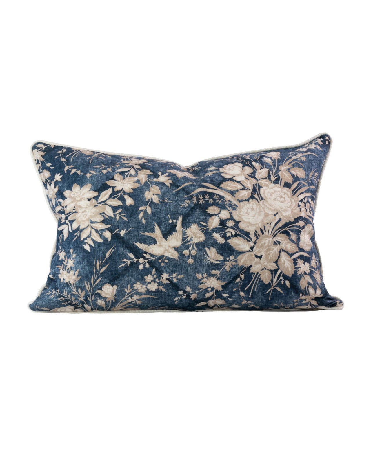 Eliza Floral kuddfodral vintage blue