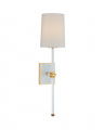 Lucia Tail Sconce Matte White Medium