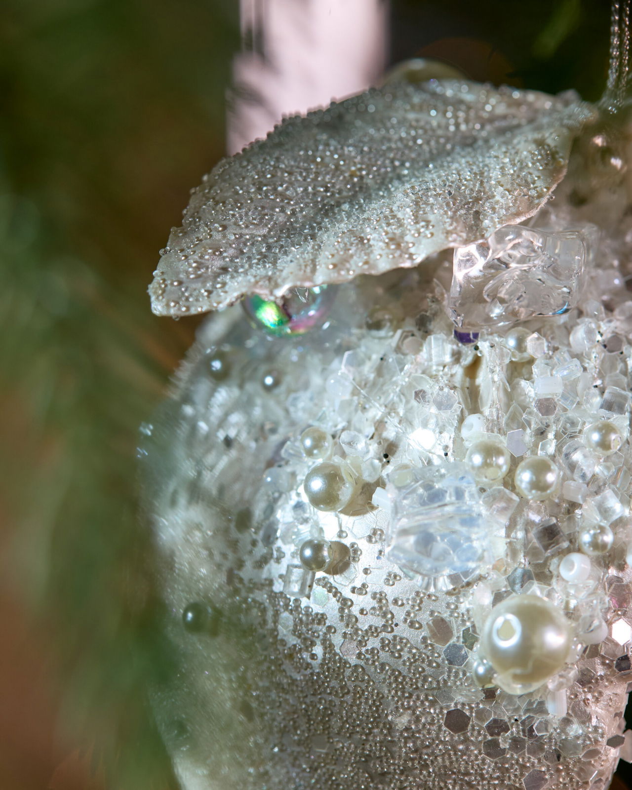 Pomegranate Ornament Silver