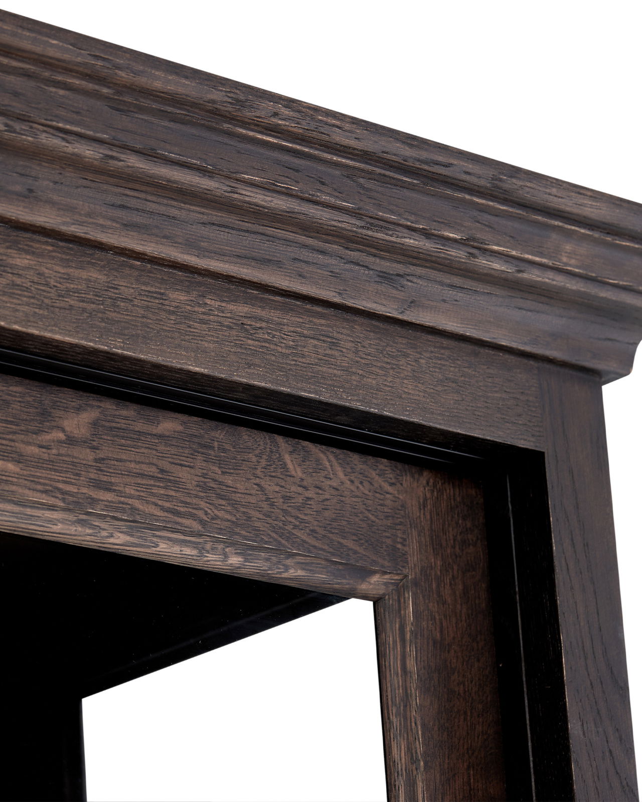 Assonet vitrinskåp mountain wenge