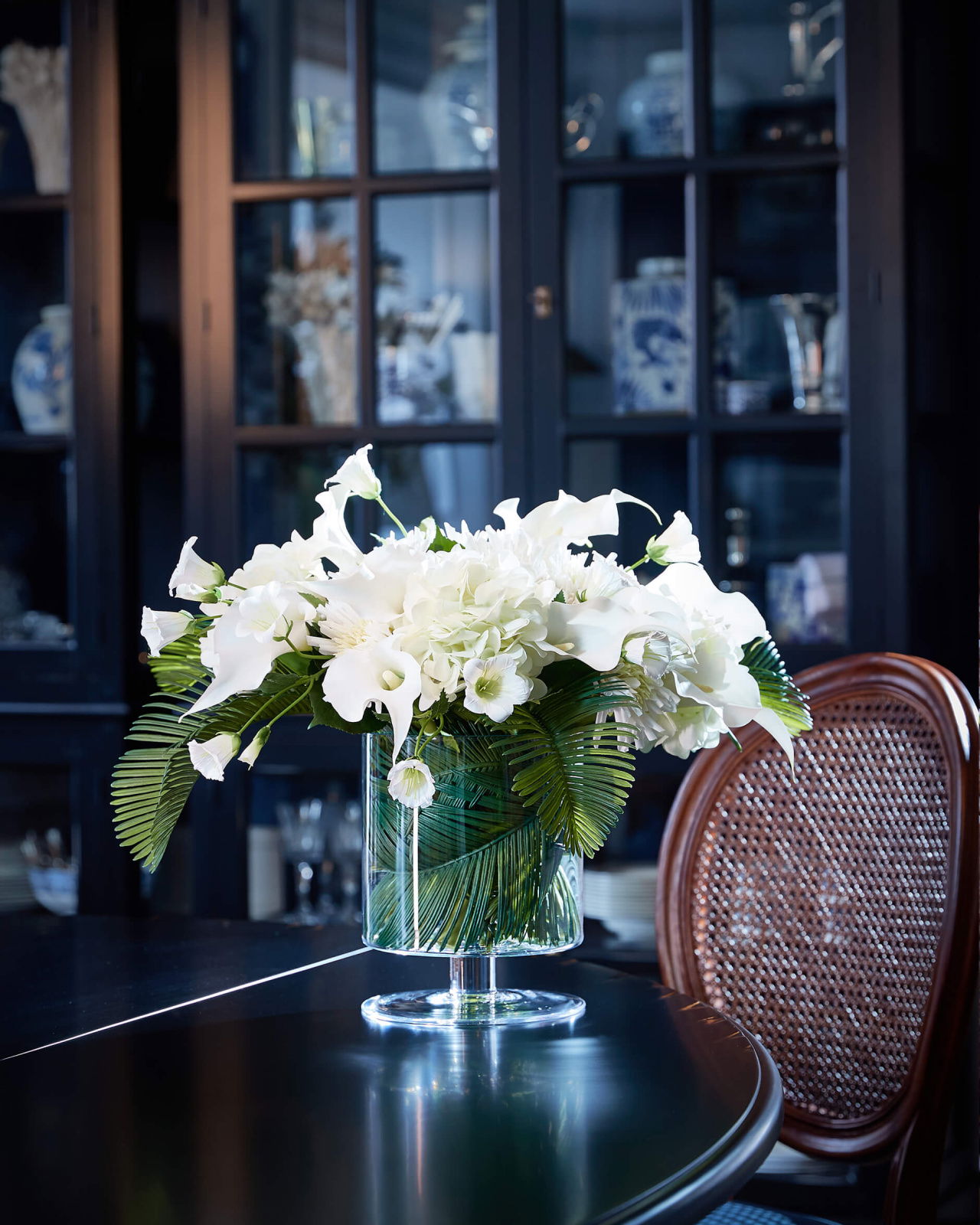 Jacquline maljakko kirkas lasi