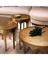 Gardini side table vintage brass