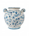 Mondello urn blue/white