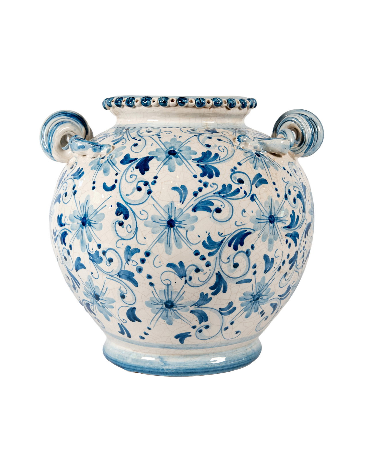 Mondello urn blue/white
